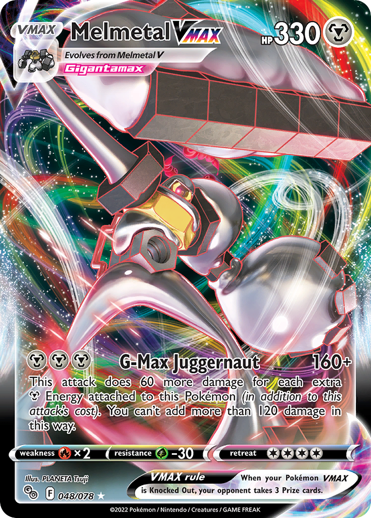 [ENG][NM] Karta Pokemon Melmetal VMAX 048/078 - Pokemon GO