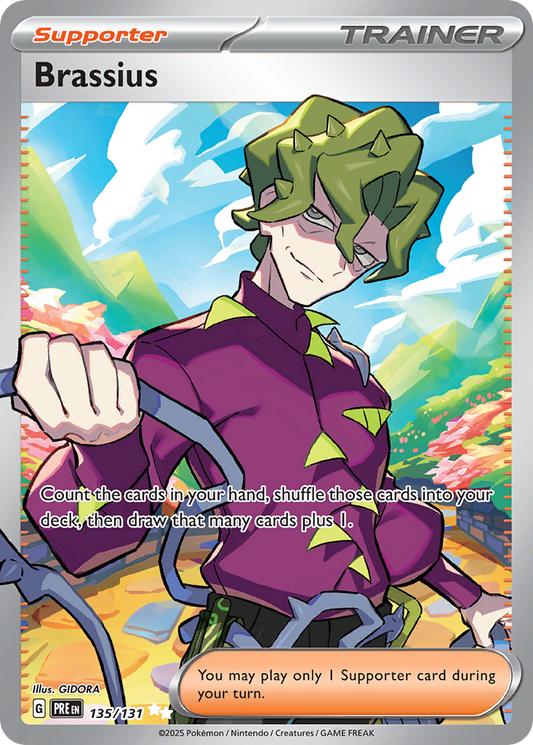 [ENG][NM] Karta Pokemon Brassius 135/131 - Prismatic Evolutions