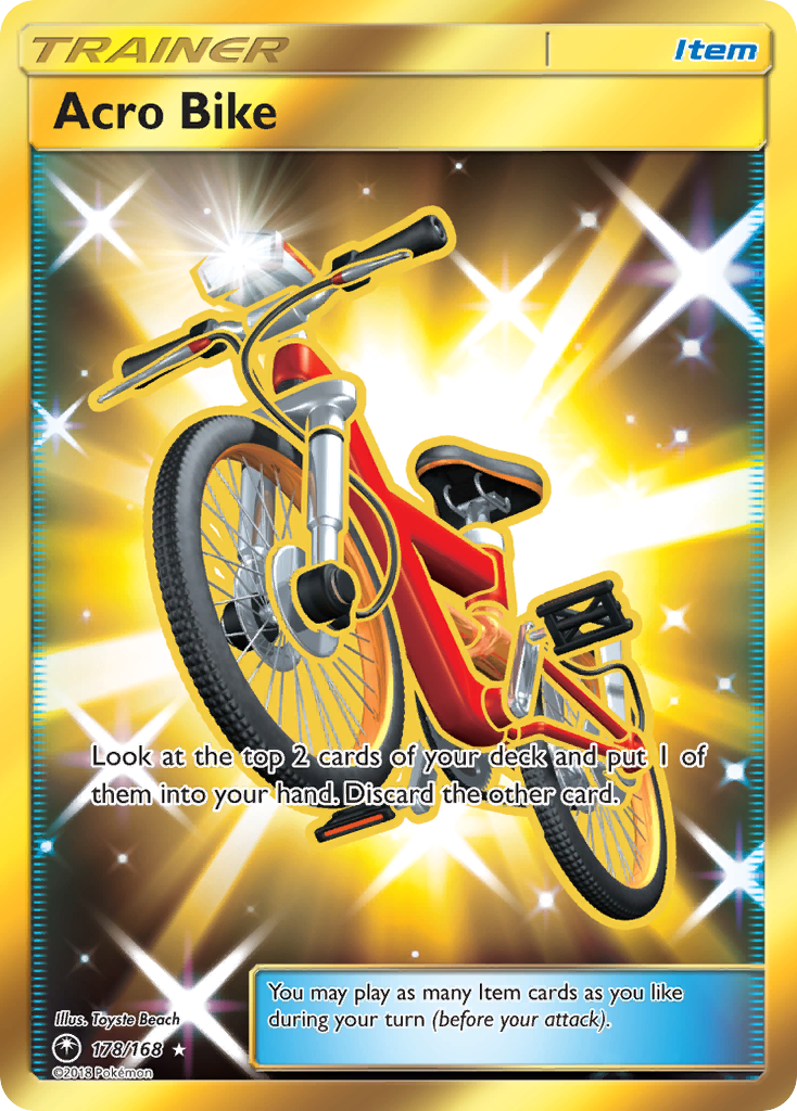[ENG][NM] Karta Pokemon Acro Bike 178/168 - Celestial Storm