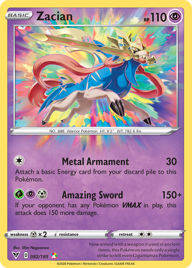 [ENG][NM] Karta Pokemon Zacian 082/185 - Vivid Voltage