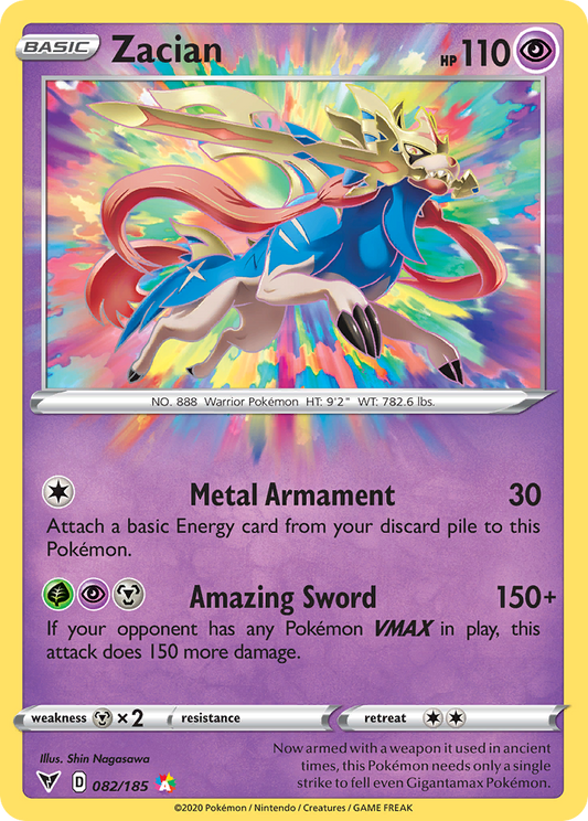 [ENG][NM] Karta Pokemon Zacian 082/185 - Vivid Voltage