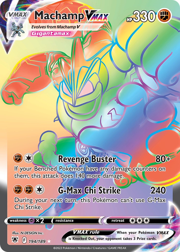 [ENG][NM] Karta Pokemon Machamp VMAX 194/189 - Astral Radiance