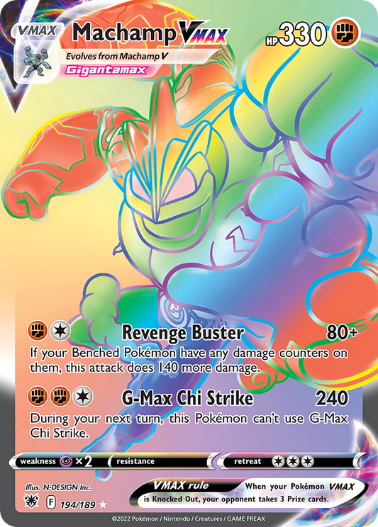 [ENG][NM] Karta Pokemon Machamp VMAX 194/189 - Astral Radiance