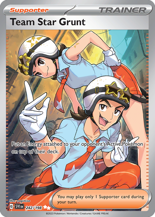 [ENG][NM] Karta Pokemon Team Star Grunt 242/198 - Scarlet & Violet Base Set