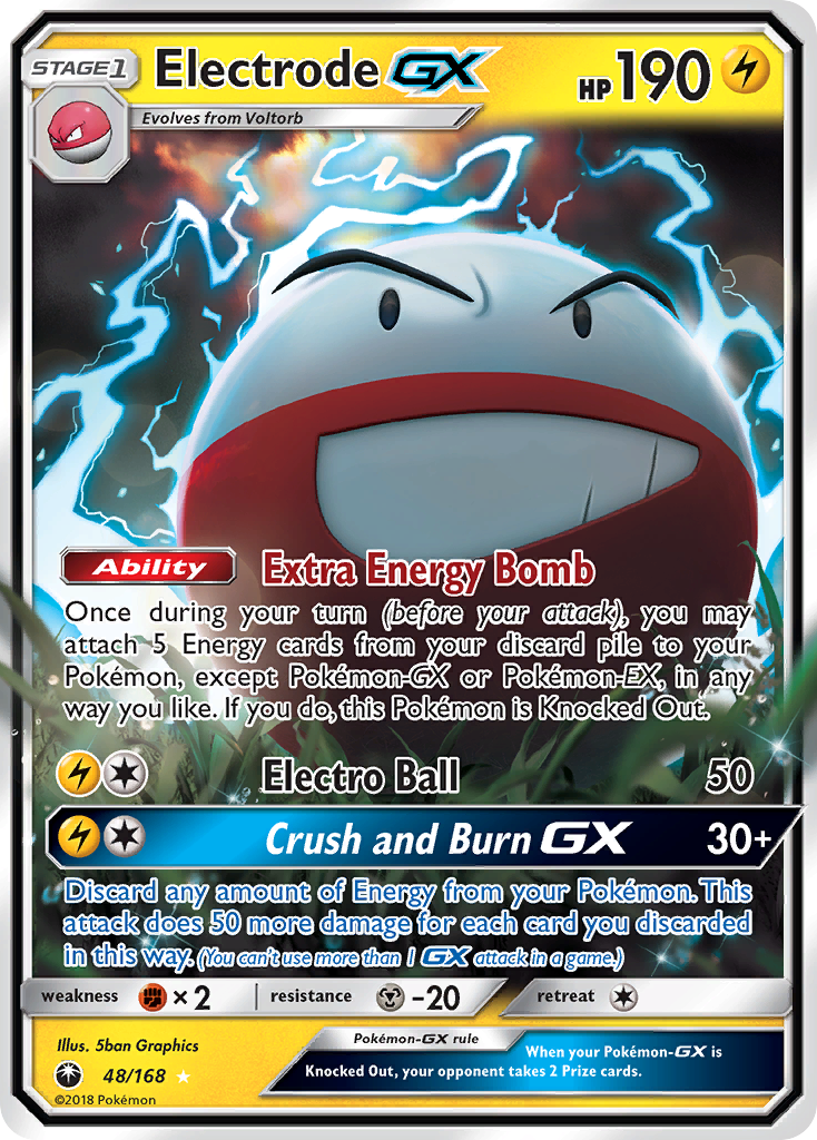 [ENG][NM] Karta Pokemon Electrode GX 048/168 - Celestial Storm