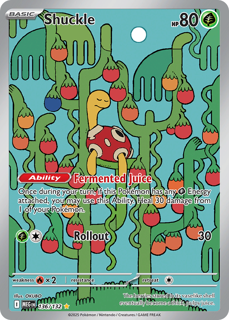 [ENG][NM] Karta Pokemon Shuckle 136 - Mega Evolution Base Set