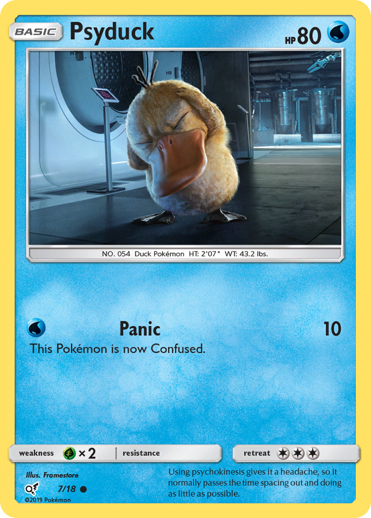 [ENG][NM] Karta Pokemon Psyduck 7 - Detective Pikachu