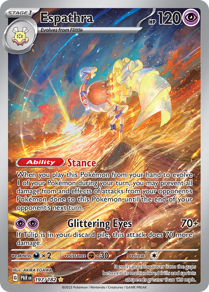 [ENG][NM] Karta Pokemon Espathra 197/182 - Paradox Rift