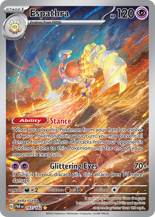 [ENG][NM] Karta Pokemon Espathra 197/182 - Paradox Rift