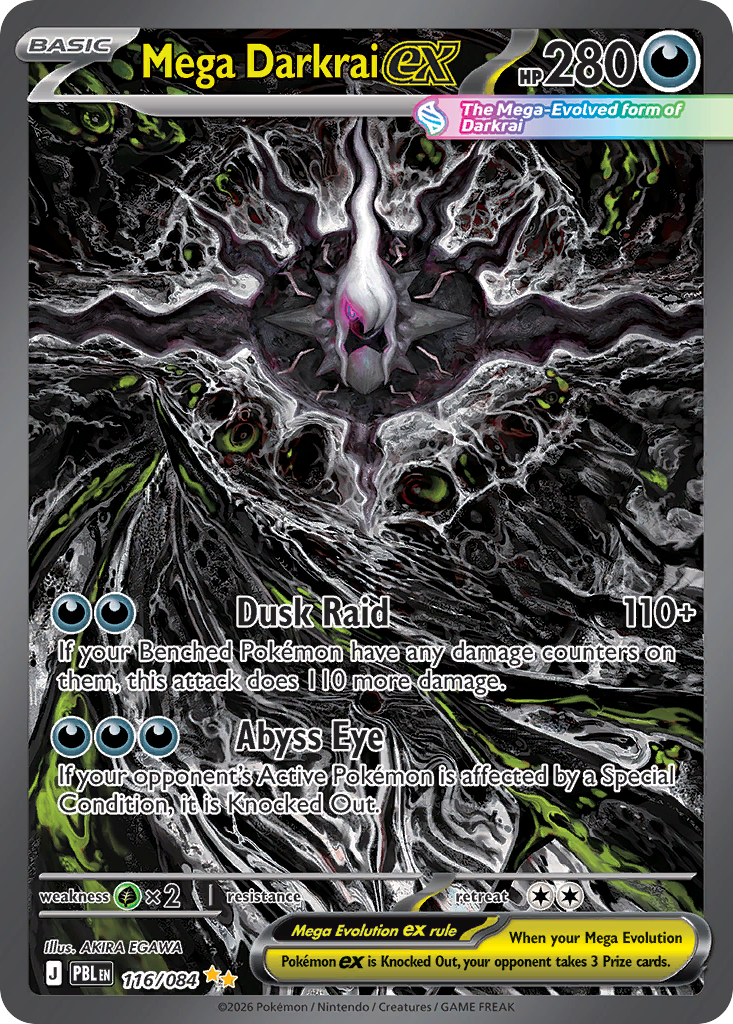 [ENG][NM] Karta Pokemon Mega Darkrai ex 116/084 - Pitch Black