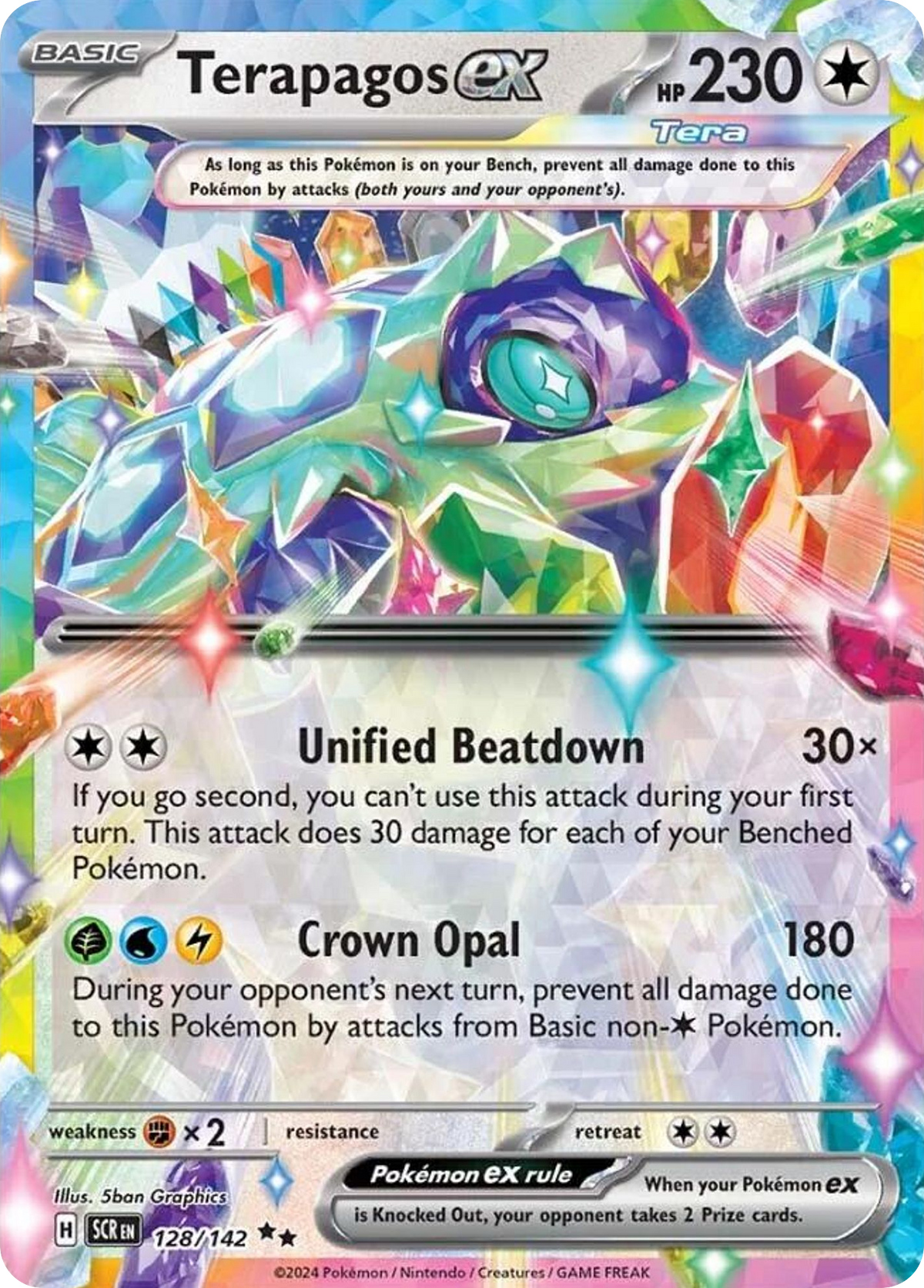 [ENG][NM] Karta Pokemon Terapagos ex 128/142 - Stellar Crown