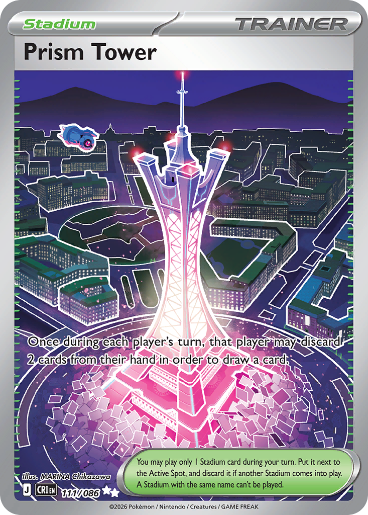 [ENG][NM] Karta Pokemon Prism Tower 111/086 - Chaos Rising