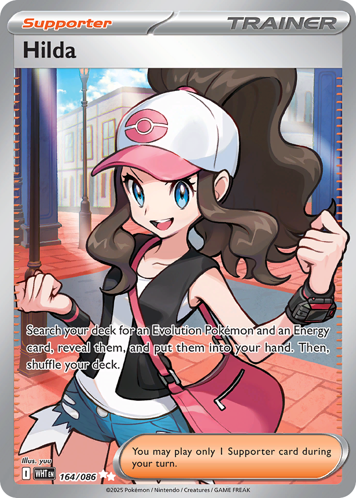 [ENG][NM] Karta Pokemon Hilda 164 - White Flare