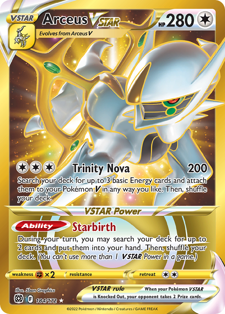 [ENG][NM] Karta Pokemon Arceus VSTAR 184/172 - Brilliant Stars