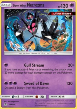 [ENG][NM] Karta Pokemon Dawn Wings Necrozma SM106 - SM Black Star Promos