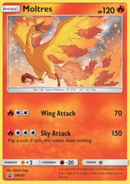 [ENG][NM] Karta Pokemon Moltres 143 - SM Black Star Promos