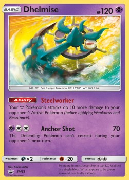 [ENG][NM] Karta Pokemon Dhelmise SM53 - SM Black Star Promos