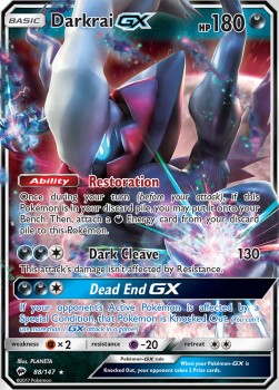 [ENG][NM] Karta Pokemon Darkrai GX 88 - Burning Shadows