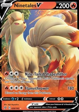 [ENG][NM] Karta Pokemon Ninetales V 26 - Rebel Clash