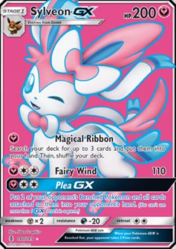 [ENG][NM] Karta Pokemon Sylveon GX 140 - Guardians Rising