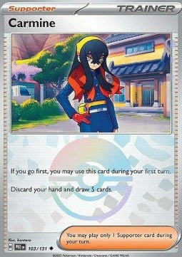 [ENG][NM] Karta Pokemon Carmine 103/131 - Prismatic Evolutions [Pokeball Reverse]