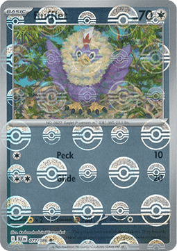 [ENG][NM] Karta Pokemon Rufflet 077/086 - Black Bolt [Pokeball Reverse]