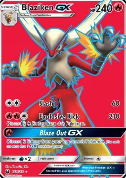 [ENG][NM] Karta Pokemon Blaziken GX 153/168 - Celestial Storm