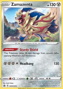 [ENG][NM] Karta Pokemon Zamazenta 34 - SWSH08: Fusion Strike
