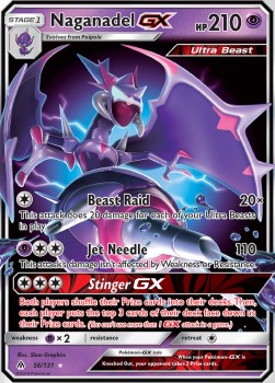 [ENG][NM] Karta Pokemon Naganadel GX 56 - Forbidden Light