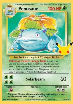 [ENG][NM] Karta Pokemon Venusaur bs15 - Celebrations