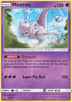 [ENG][NM] Karta Pokemon Mewtwo 77 - SM Black Star Promos