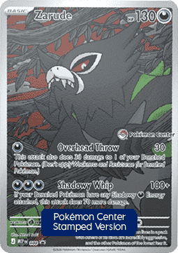 [ENG][NM] Karta Pokemon Zarude 88 - MEP Black Star Promos [Pokemon Center Promo]