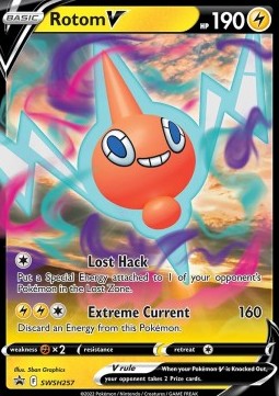 [ENG][NM] Karta Pokemon Rotom V 257 - Sword & Shield Promos