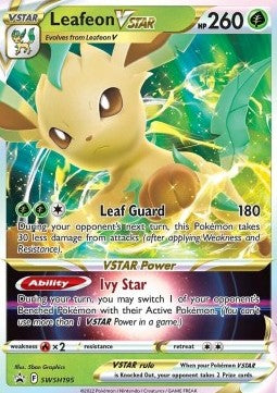 [ENG][NM] Karta Pokemon Leafeon VSTAR 195 - SWSH