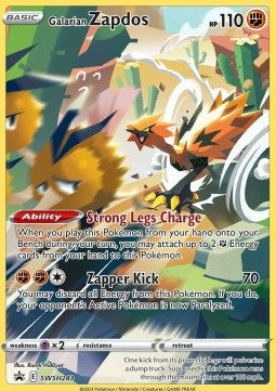 [ENG][NM] Karta Pokemon Galarian Zapdos 283 - SWSH08: Fusion Strike