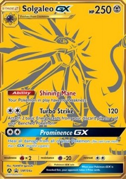 [ENG][NM] Karta Pokemon Solgaleo GX 104a - SM Black Star Promos