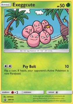 [ENG][NM] Karta Pokemon Exeggcute SM119 - SM Black Star Promos