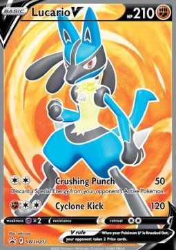 [ENG][NM] Karta Pokemon Lucario V 213 - Sword & Shield Promos
