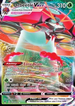 [ENG][NM] Karta Pokemon Orbeetle VMAX 021/185 - Vivid Voltage
