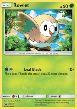 [ENG][NM] Karta Pokemon Rowlet SM153 - SM Black Star Promos