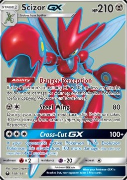 [ENG][NM] Karta Pokemon Scizor GX 158/168 - Celestial Storm