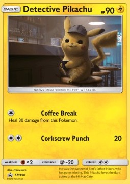 [ENG][NM] Karta Pokemon Detective Pikachu 190 - SM Black Star Promos