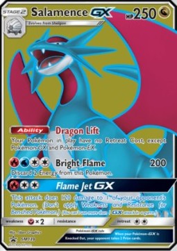[ENG][NM] Karta Pokemon Salamence GX SM139 - SM Black Star Promos.
