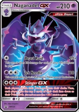 [ENG][NM] Karta Pokemon Naganadel GX 125 - SM Black Star Promos