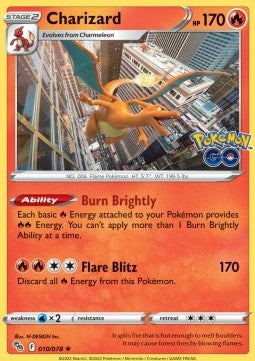 [ENG][NM] Karta Pokemon Charizard 010/078 - Pokémon GO