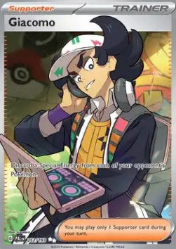 [ENG][NM] Karta Pokemon Giacomo 252/193 - Paldea Evolved