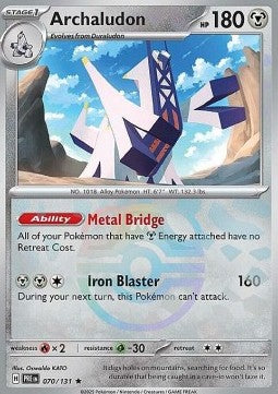 [ENG][NM] Karta Pokemon Archaludon 070/131 - Prismatic Evolutions [Masterball Reverse]