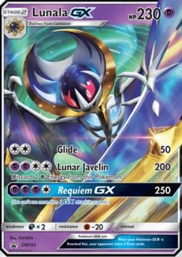 [ENG][NM] Karta Pokemon Lunala GX SM103 - SM Black Star Promos