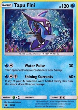 [ENG][NM] Karta Pokemon Tapu Fini SM92 - SM Black Star Promos