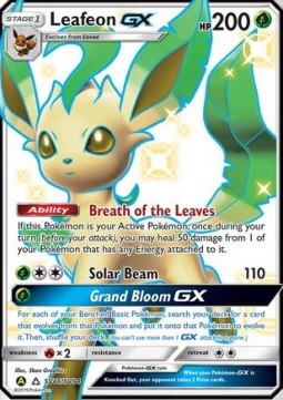 [ENG][NM] Karta Pokemon Leafeon GX SV46 - Ultra Prism